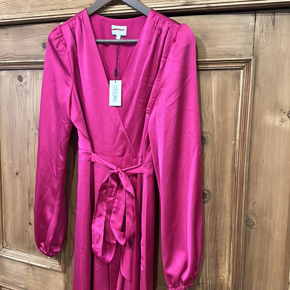 Milly Satin Dress - Picture 2 of 4